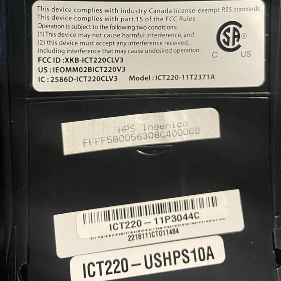 INGENIco Point of sale system card reader - Picture 5 of 12